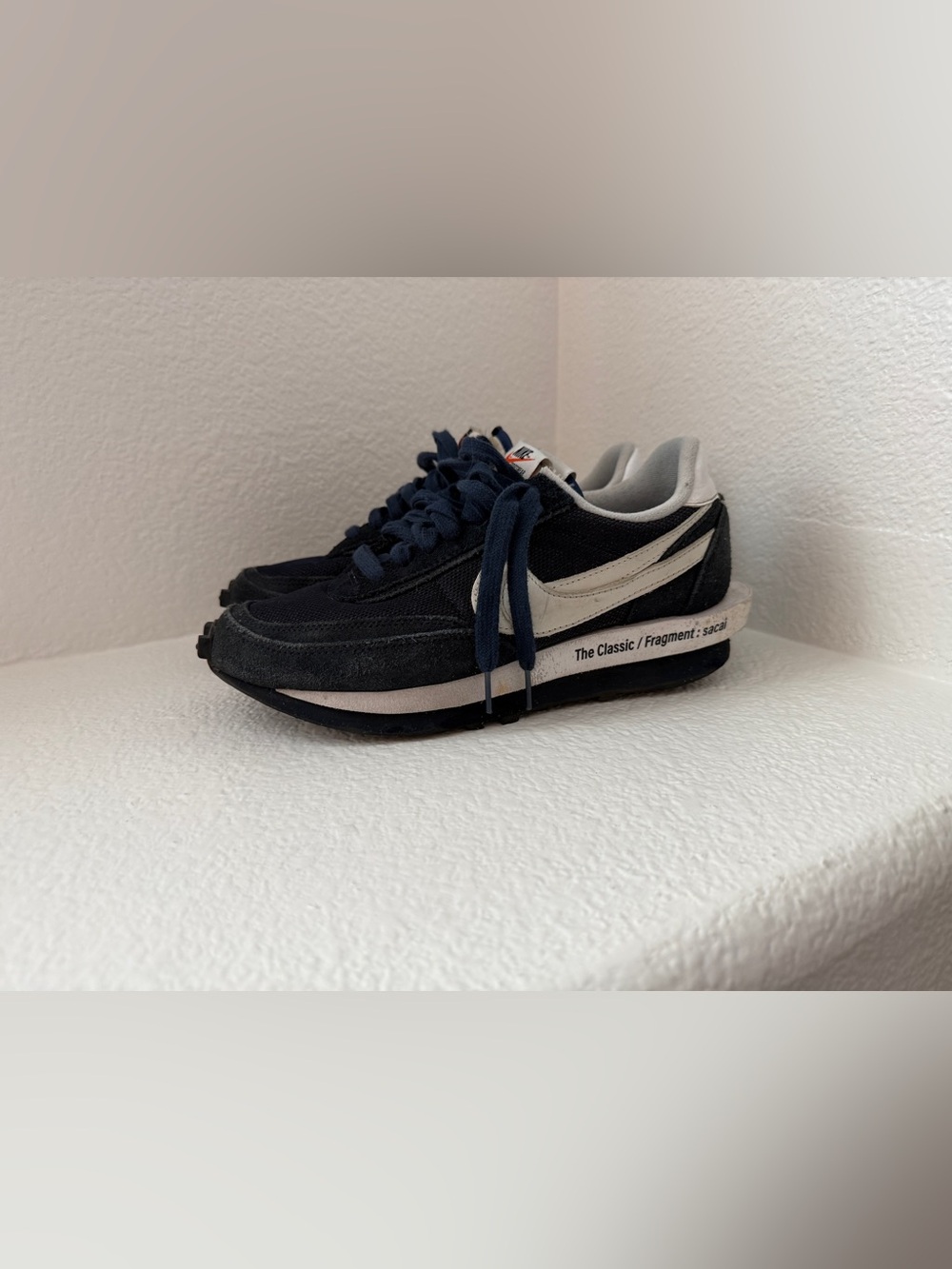 2021 collection Sacai × Nike × Fragment LDV Waffle sneakers